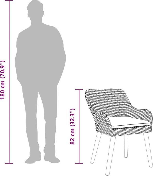 Produktbild vidaXL Gartenstuhl