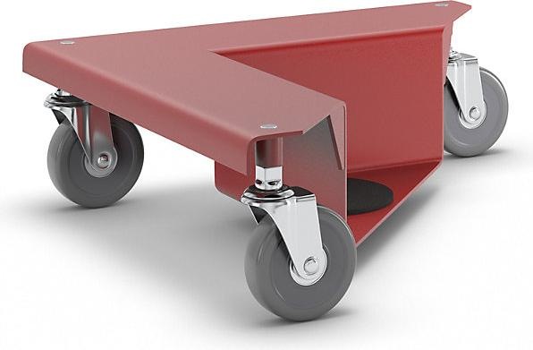 Produktbild kaiserkraft Transportrolly im handlichen Kunststoffkoffer (150 kg)