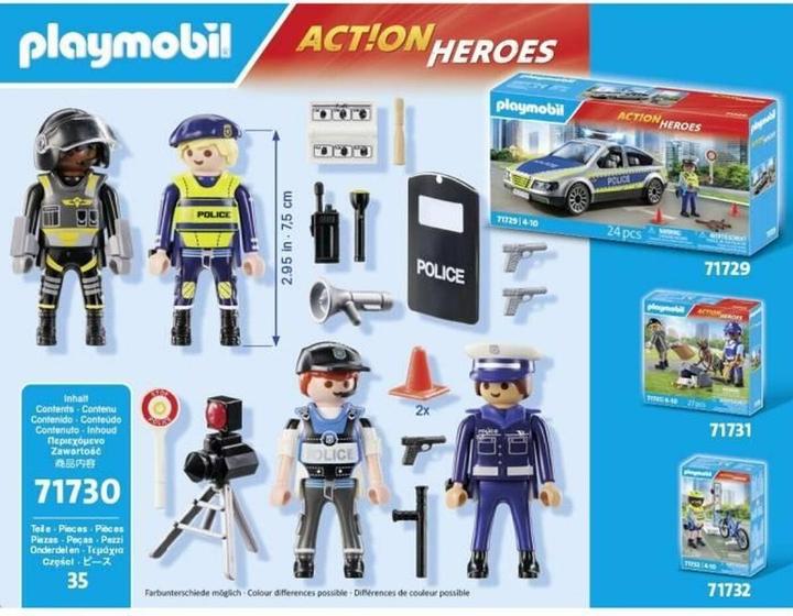 Actual product image Playmobil Police figure set (71730, Playmobil Action Heroes)