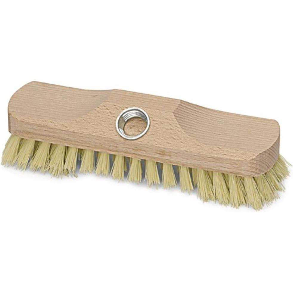 HP Autozubehör Schrubber Kunststoff-Fibre Länge 220 mm Holzkörper m. Gewinde, Reinigungsutensil, Braun