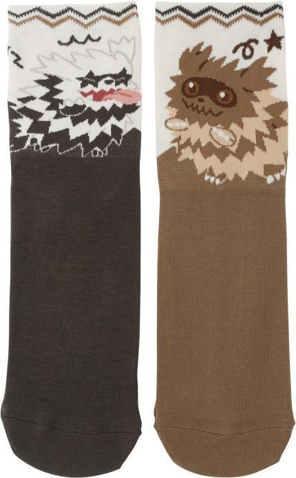 Immagine prodotto Pokémon Zigzagoon & Galarian Zigzagoon Pokémon-Socken (23-25cm) (36 - 42)