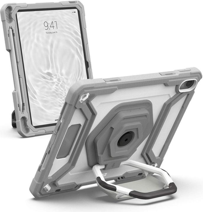 Actual product image UAG Plasma Healthcare Handstrap, Kickstand & Screen Protection Case (Apple iPad 2022 (10th Gen), Apple iPad 2025 (11th gen))