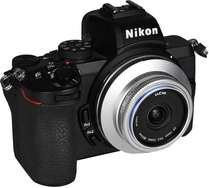 Produktbild Laowa 10mm 1:4 Pancake Nikon Z (APS-C) silber (Manual Focus) (Neuheit) (Nikon Z, APS-C / DX)
