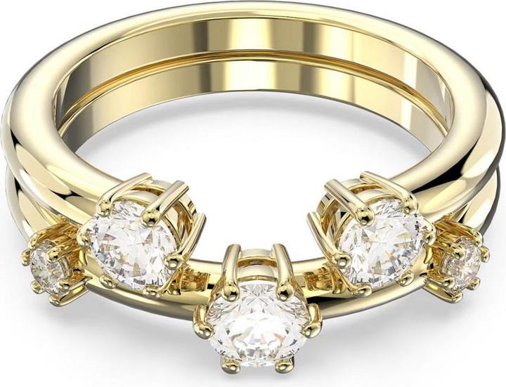 Produktbild Swarovski Constella Ring Set Gold (52)