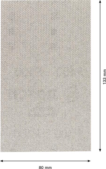 Actual product image Bosch Professional Zubehör Expert M480 Sanding net for orbital sander, 80 x133 mm, G 100, 10 pcs. (100, P100)