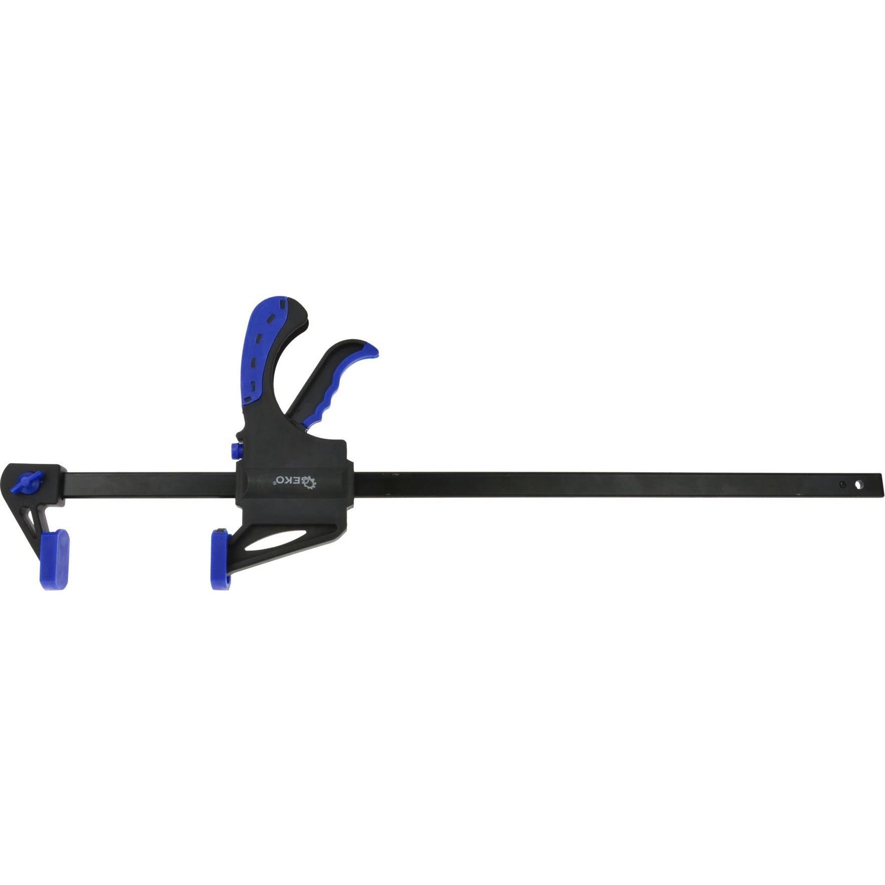 GEKO, Schraubstock + Zwinge, Einhand-Zimmermannszwinge 450mm (450 mm)