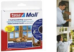Image du produit tesa tesamoll CLASSIC Profilé P Joint de fenêtre, joint en caoutchouc pour l'isolation
