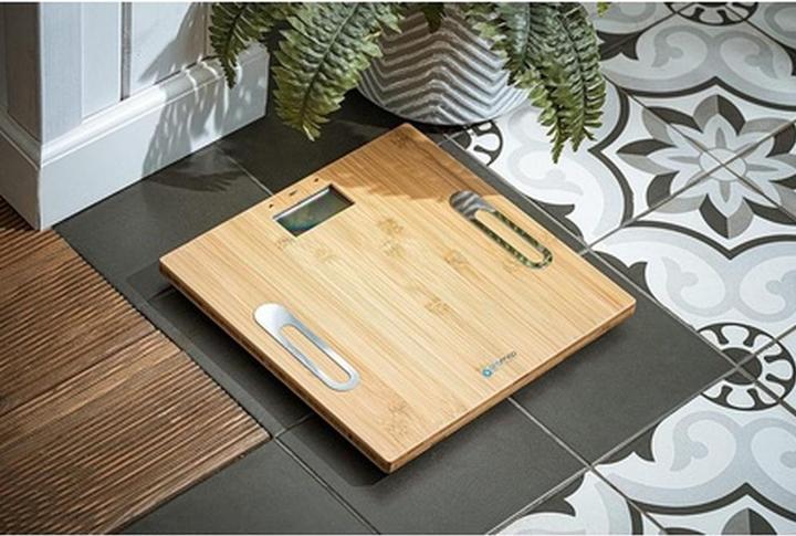 Image du produit Oromed ORO-SCALE BAMBOO Carré Bambou Pèse-personne électronique (150 kg)