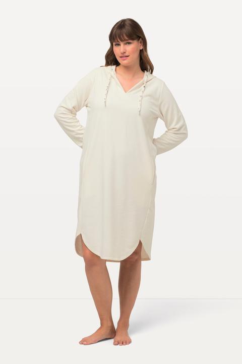 Produktbild Ulla Popken Loungewear-Kleid, kuschelweich, Kapuze, Langarm (42, 44)