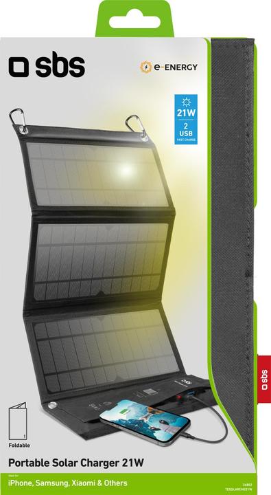 Immagine prodotto SBS Caricabatterie solare (21 W)