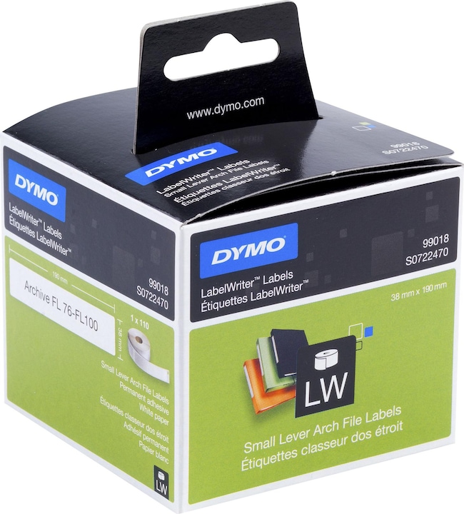 Productafbeelding Dymo S0722470 Mapetiketten smal