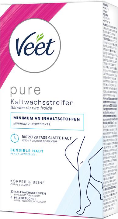 Actual product image Veet pure Kaltwachsstreifen 22 St. (22x)