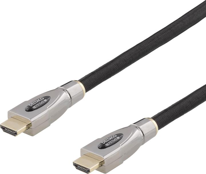 Produktbild Deltaco HDMI ha-ha/Aktiv/Tyg/20m Premium High Speed/4k60Hz (20 m)