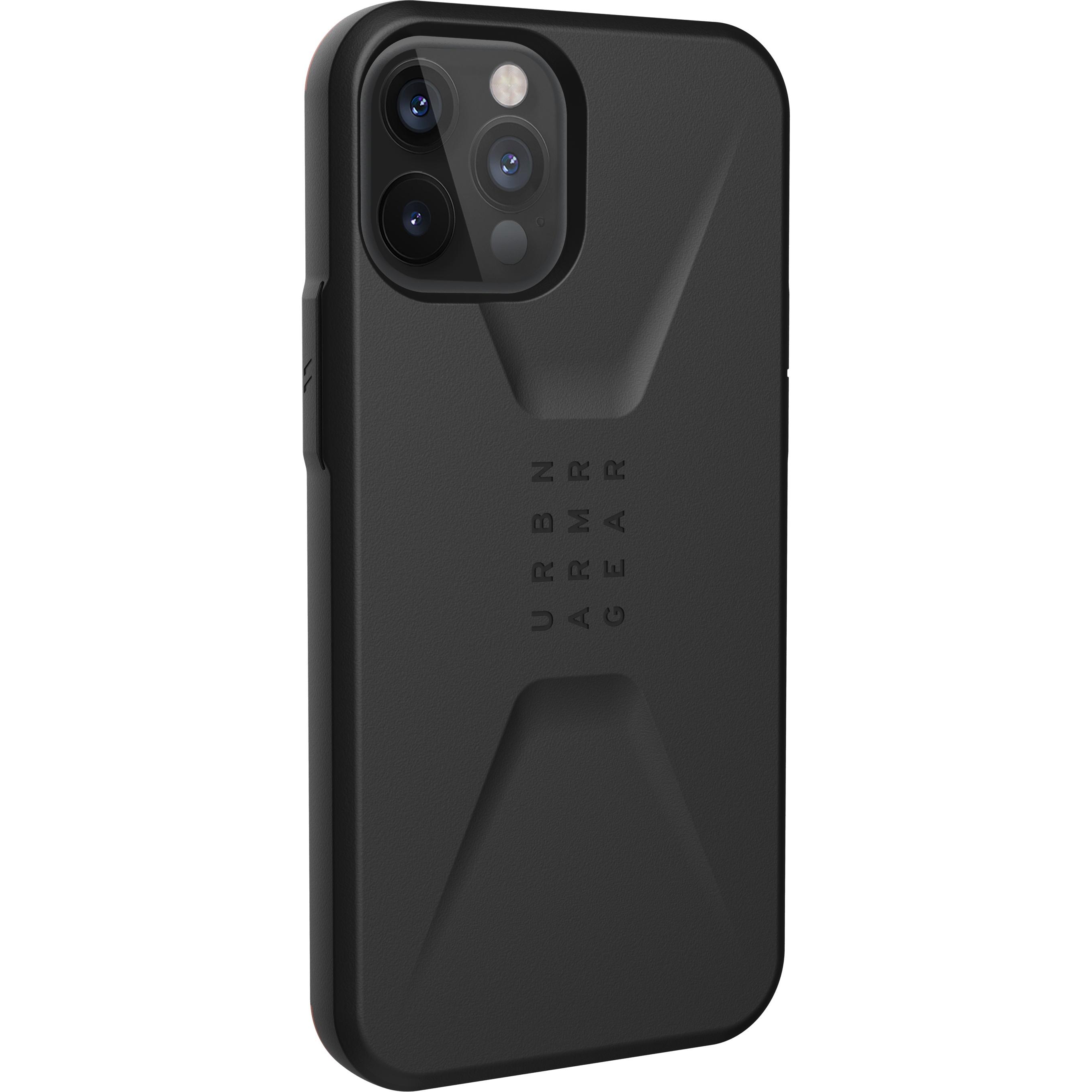 UAG Civilian Case (Apple iPhone 12 Pro Max), Smartphone Hülle, Schwarz
