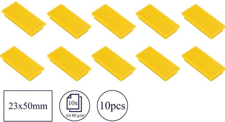 Produktbild Franken Magnet eckig (10x)