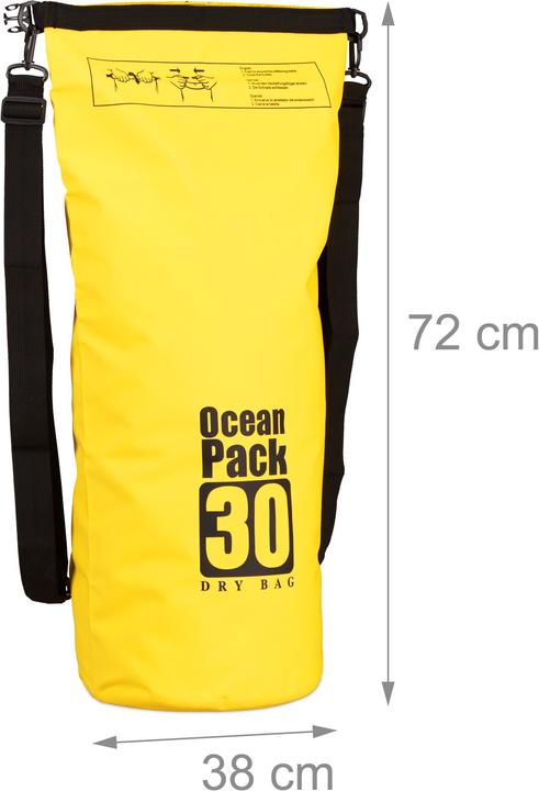 Actual product image Relaxdays 30 L Waterproof Dry Bag (30 l)