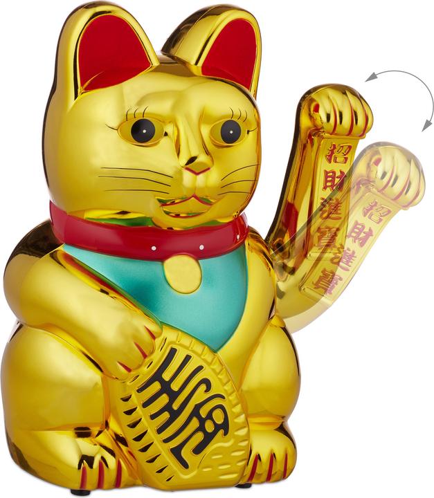 Relaxdays Winkekatze (33 x 48 x 24 cm)