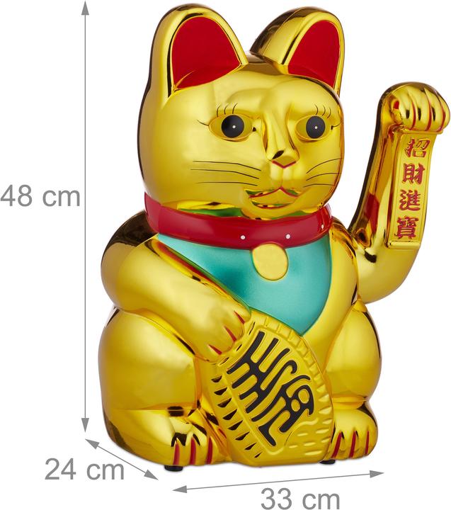 Productafbeelding Relaxdays Winkekatze (33 x 48 x 24 cm)