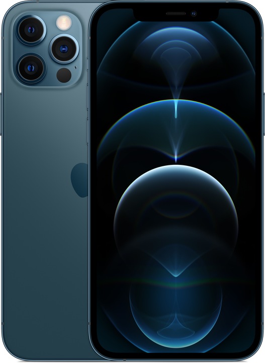 Produktbild Apple iPhone 12 Pro (256 GB, Pacific Blue, 6.10", SIM + eSIM, 12 Mpx, 5G)