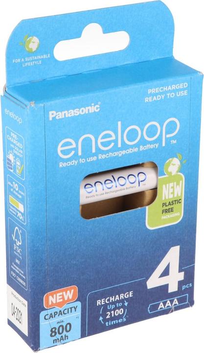 Image du produit Panasonic piles rechargeables ENELOOP BK-4MCDE (4 pcs, AAA, 800 mAh)