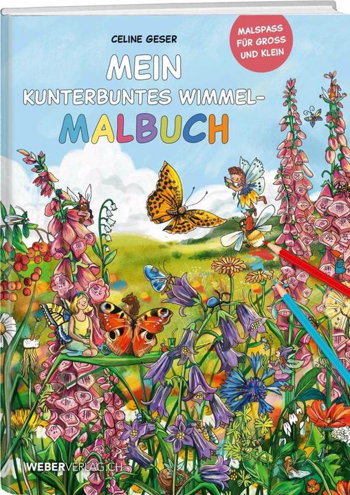 Produktbild Mein kunterbuntes Wimmel-Malbuch