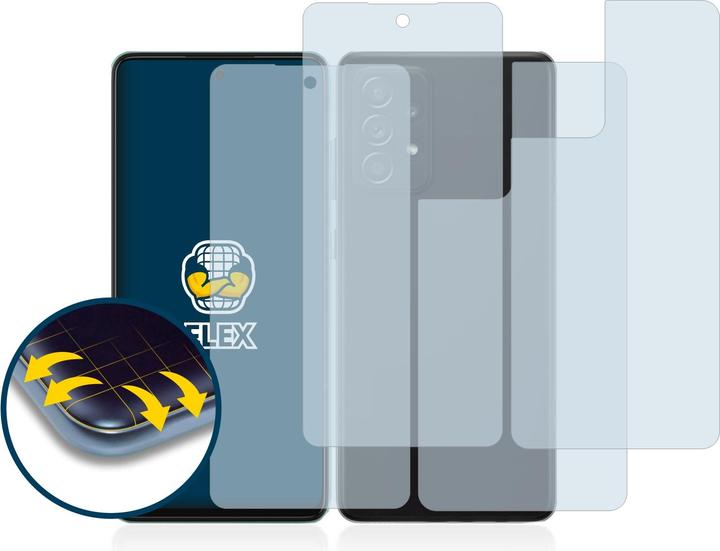 Produktbild BROTECT Fullscreen Schutzfolie Displayschutz Folie Klar Transparent (2 Stück, Samsung Galaxy A52)