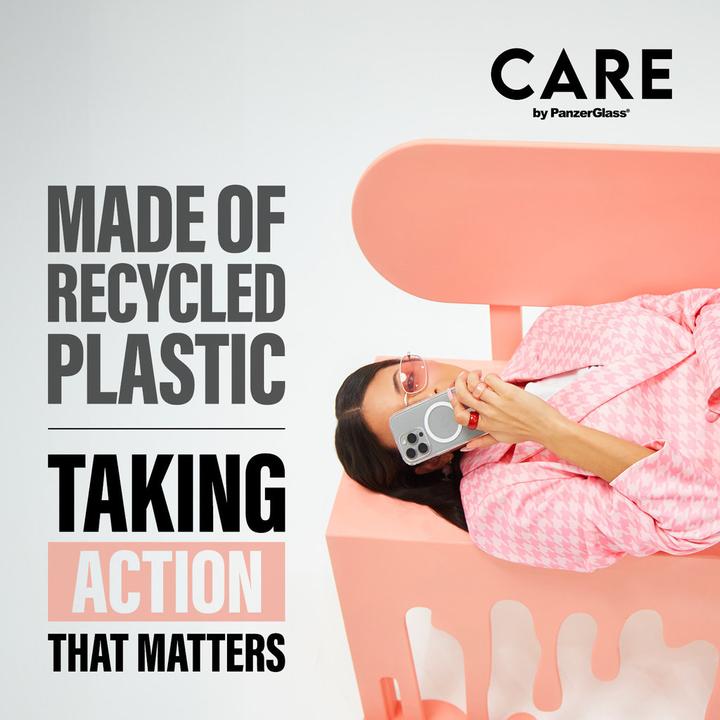 Actual product image PanzerGlass CARE Flagship Case Urban Combat w. Green MagSafe iPhone '24 6.1" (Apple iPhone 16)