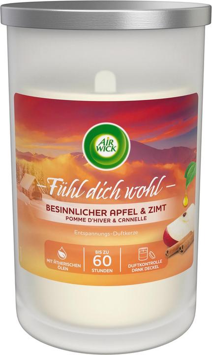 Produktbild Air Wick Grosse Duftkerze Besinnlicher Apfel & Zimt (205 g)