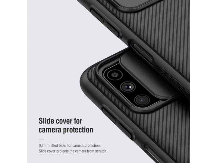 Productafbeelding Nillkin CamShield hoesje voor Samsung Galaxy M51 (zwart) universeel (Samsung Galaxy M51)
