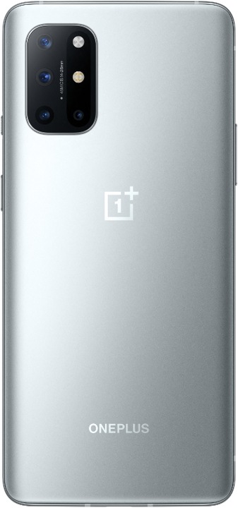 Produktbild OnePlus 8T (8GB) (128 GB, Lunar Silver, 6.55", Dual SIM, 48 Mpx, 5G)
