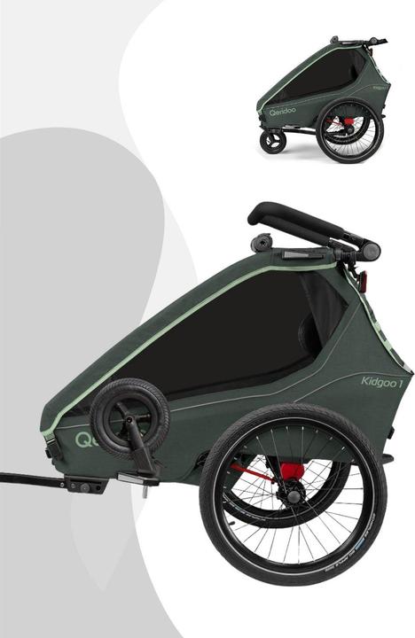 Produktbild Qeridoo Kidgoo 1 - Kinderfahrradanhänger für 1 Kind