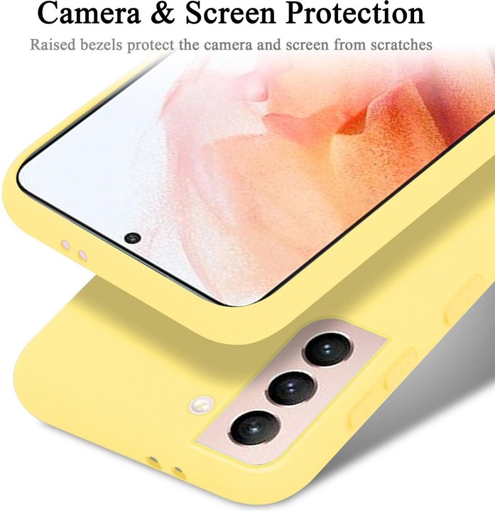 Actual product image Cadorabo TPU Liquid Silicone Case Cover (Samsung Galaxy S21 5G)