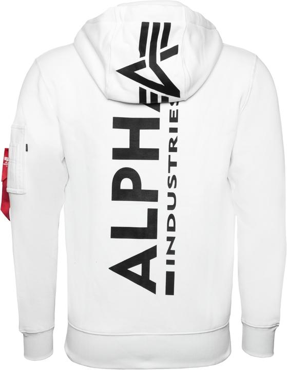 Image du produit Alpha Industries Sweat à capuche zippé imprimé dans le dos (M)