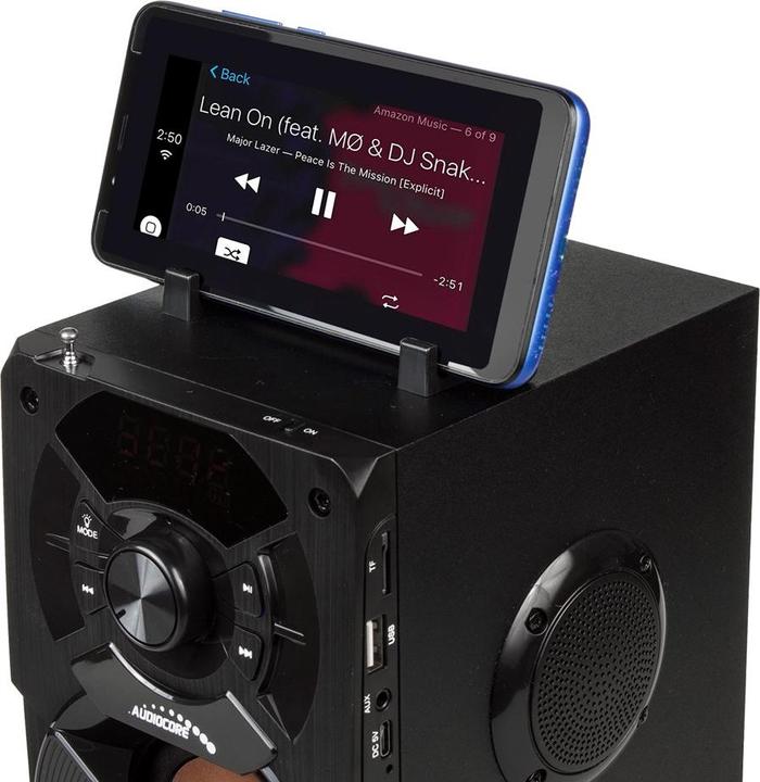 Actual product image Audiocore The AC730 speaker is black (3 h, Battery operated)