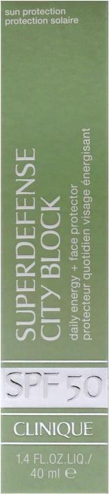 Actual product image Clinique Super Defense (Sun cream face, SPF 50, 40 ml, 62 g)