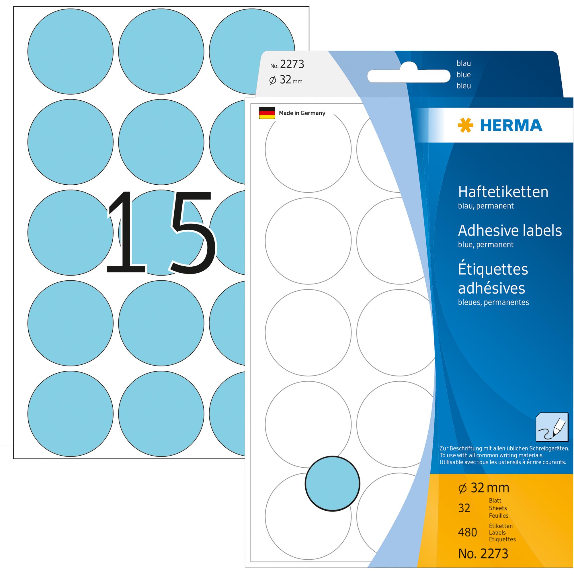 Thumbnail - Herma, Etiketten, Farbpunkte