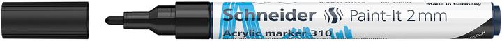 Valeurs nutritives et ingrédients Schneider Marqueur acrylique Paint-It 310 2mm noir (1 x)