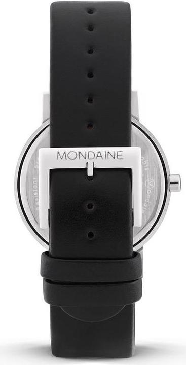 Immagine prodotto Mondaine Classic - Vegan poliert Wochentag / Datum (Orologio da polso analogico, Fatto in Svizzera, 36 mm)