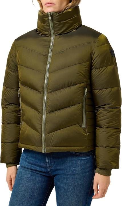 Actual product image Wrangler Quilted jacket Short Puffer Jacket (M)