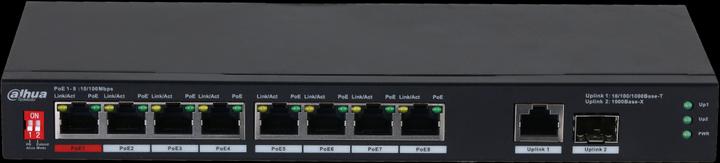 Immagine prodotto Dahua Switch|PFS3110-8ET1GT1GF-96|Desktop/pedestallo|8x10Base-T / 100Base-TX|1x10Base-T / 100Base-TX / (8 Porti)