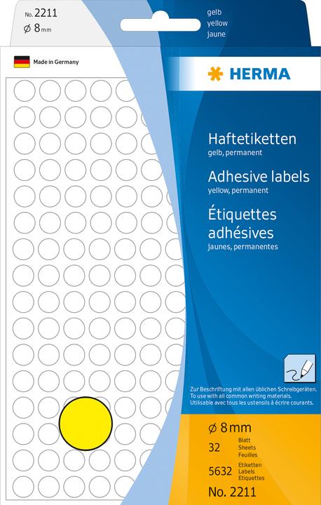 Actual product image HERMA Marking points