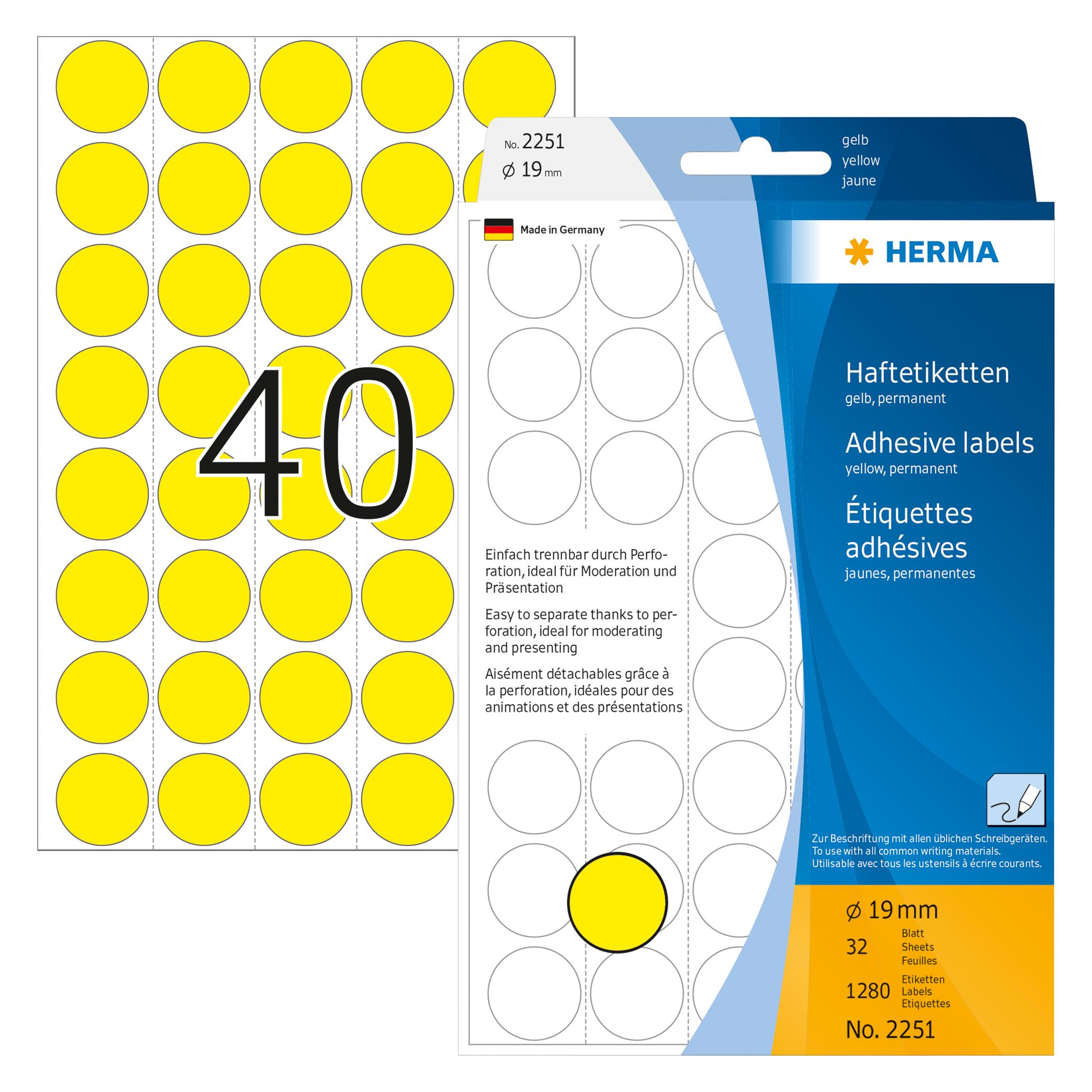 HERMA Markierungspunkte (2251)