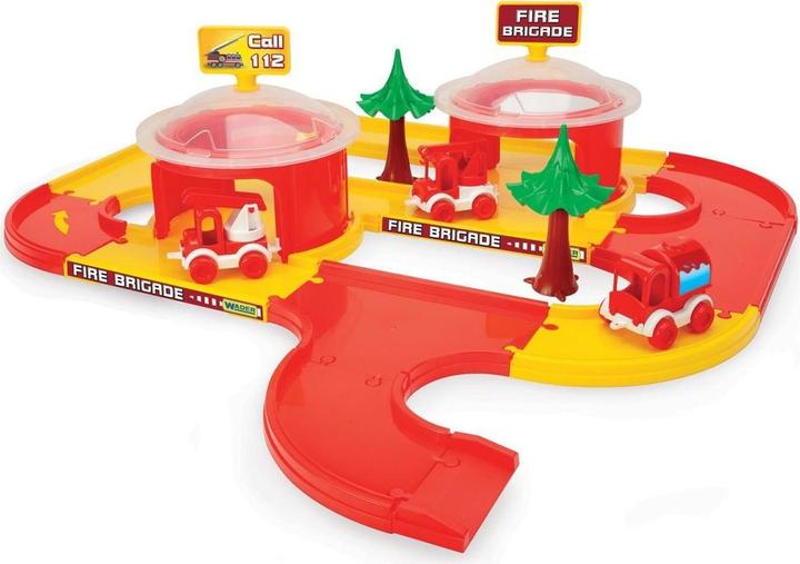 Actual product image Wader Play Tracks City Fire Department - fire station