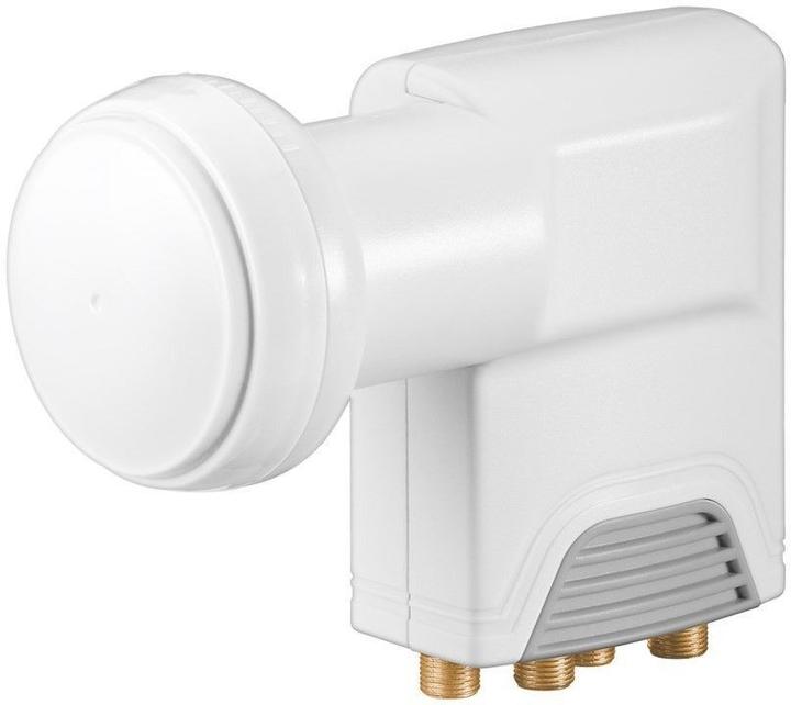 Goobay Universal Quattro LNB - digitaler SAT-LNB (DVB-S2) für den Einsatz an Multischaltern