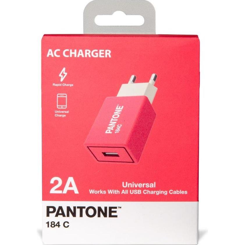 Thumbnail - Pantone PT-AC1USBP (10.50 W), USB Ladegerät, Pink