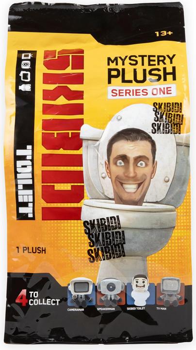Productafbeelding Skibidi Toilet Mystery Plush - verzamelbare pluche, gloednieuwe verzamelobjecten, officieel gelicentieerd product (28 cm)