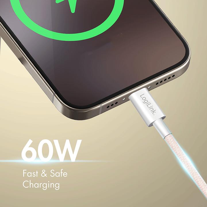 Produktbild LogiLink Prüfen (1 m, USB 2.0, 60 W)