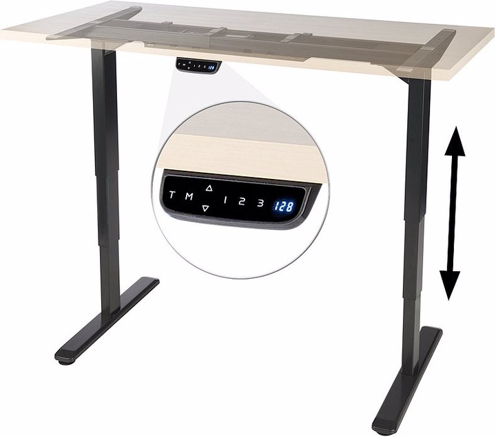 Actual product image General Office Height-adjustable desk frame