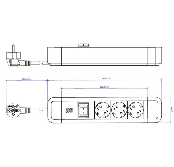 Image du produit Bachmann Prises multiples
