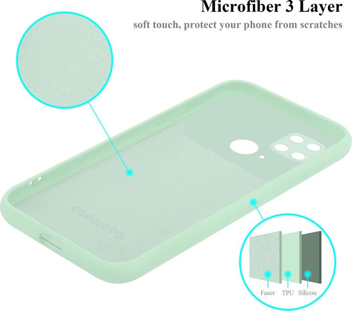 Produktbild Cadorabo TPU Liquid Silicone Case Hülle für Xiaomi RedMi 10C / POCO C40 (Xiaomi Redmi 10C, Xiaomi Poco C40)